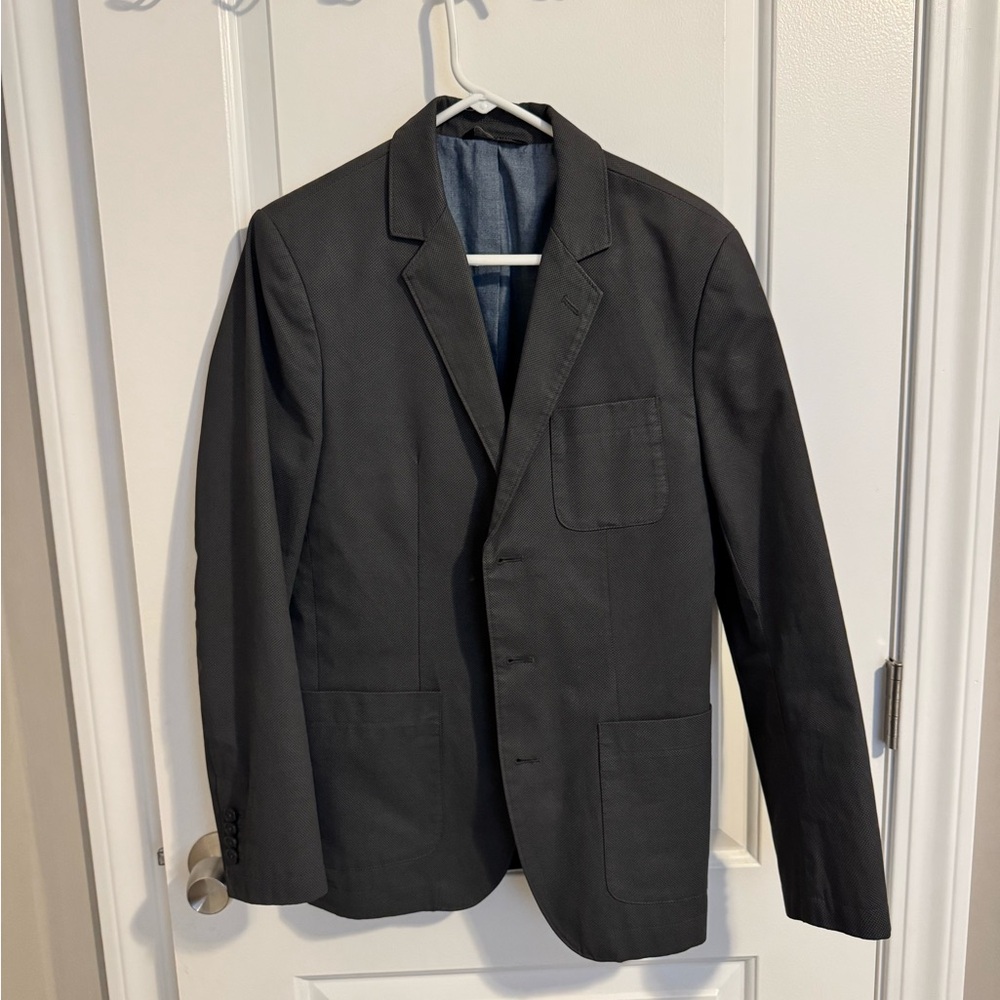 Banana Republic Men's Blazer - Gray